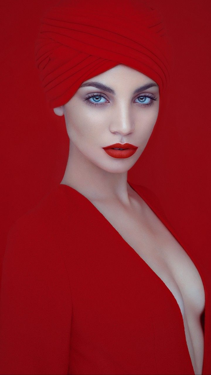 A serene woman eyes gently her - Free AI Photo Generator - starryai