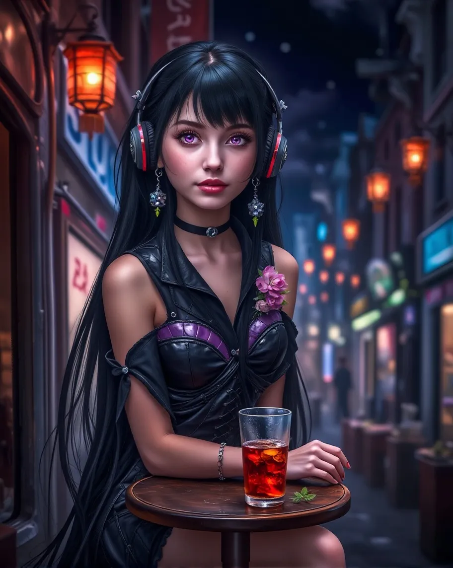 Digital illustration a young long - Free AI Photo Generator - starryai