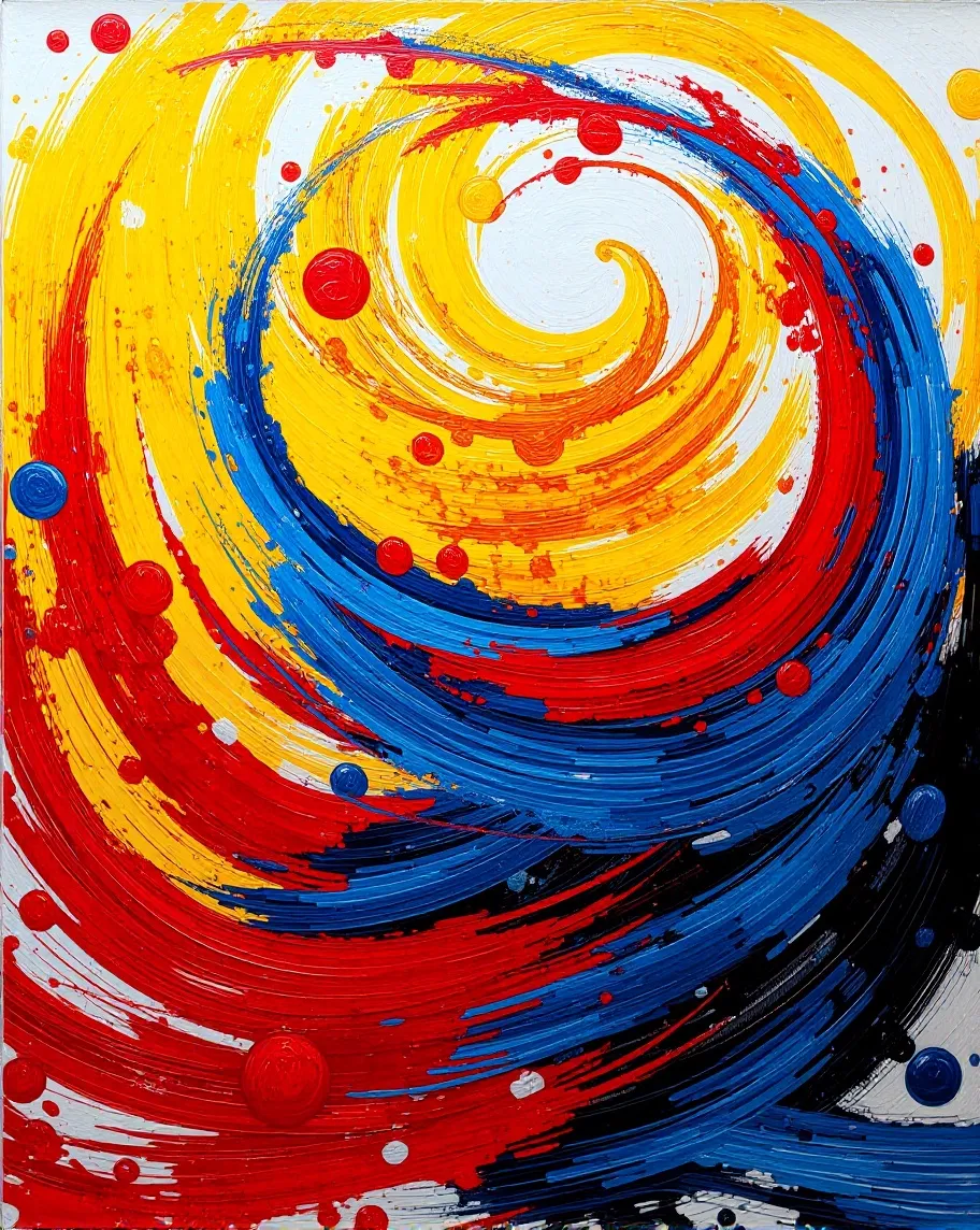 expressive abstract expressionist - Free AI Photo Generator - starryai