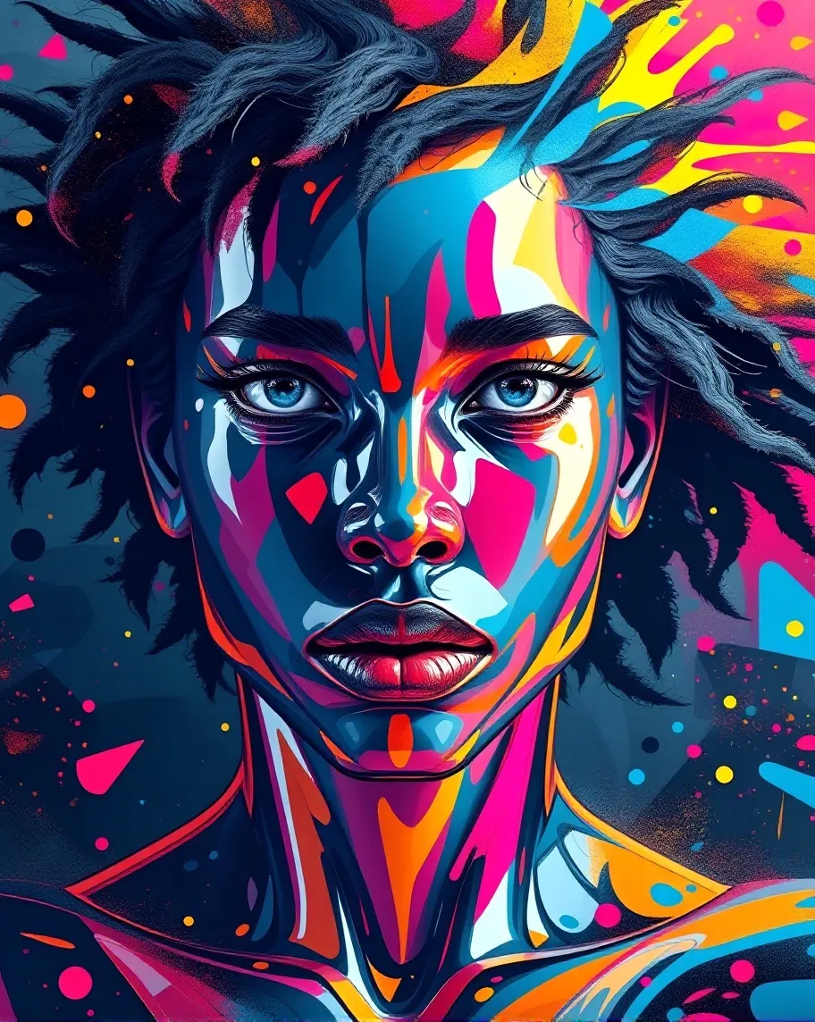 Craft a vibrant, art piece that - Free AI Photo Generator - starryai