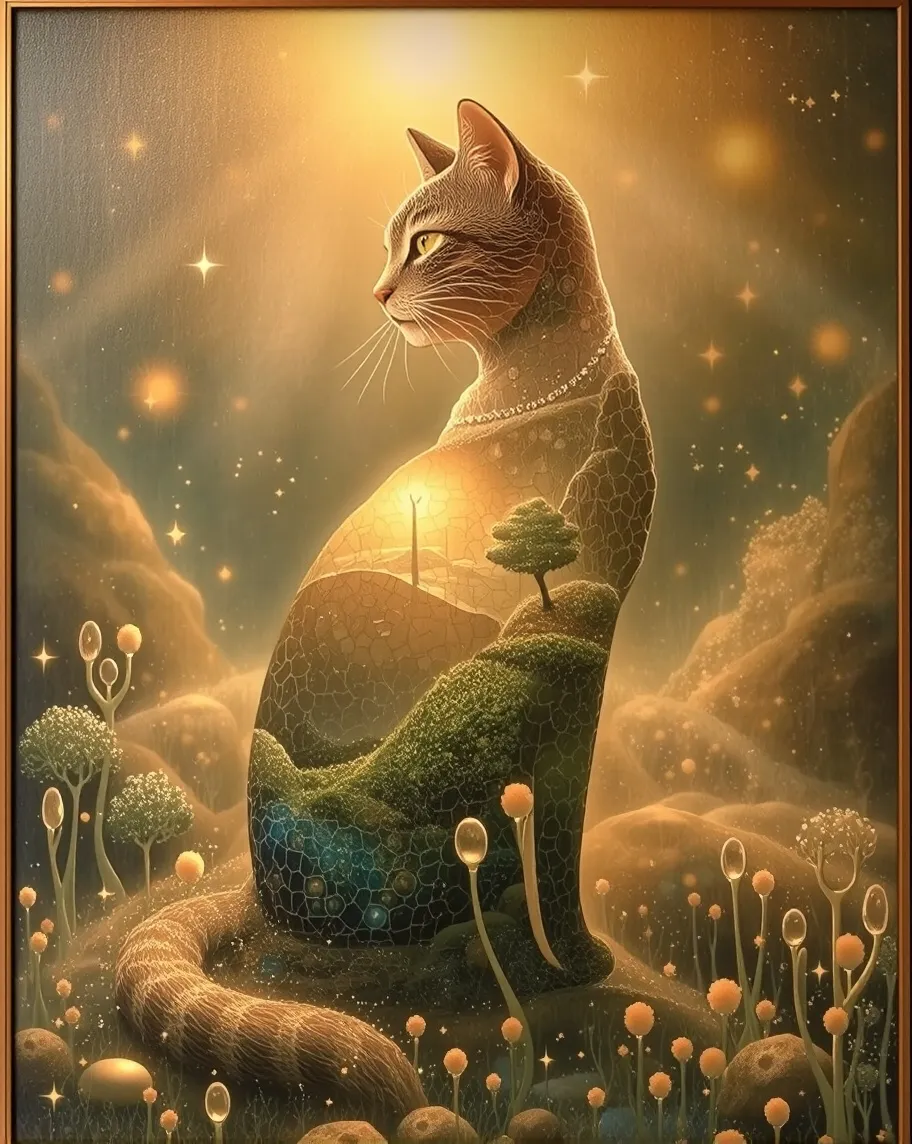 A dreamy, surreal scene featuring - Free AI Photo Generator - starryai