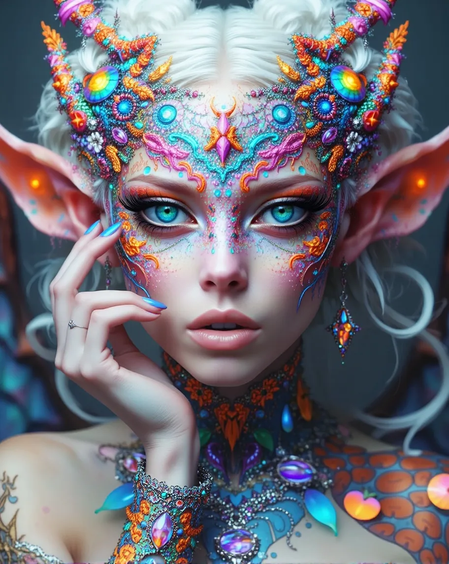 Cosmic Moon Creatures - Free AI Photo Generator - starryai