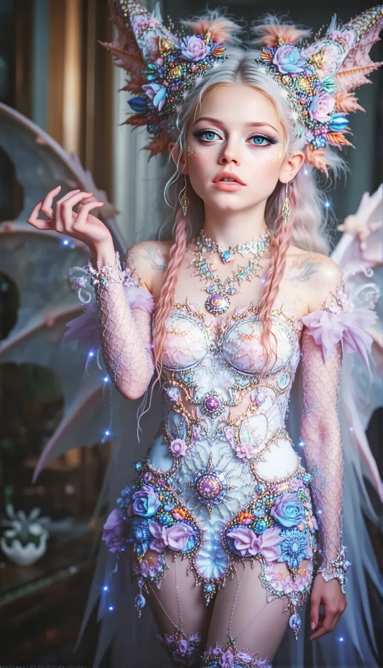 Celestial otherworldly creature - Free AI Photo Generator - starryai