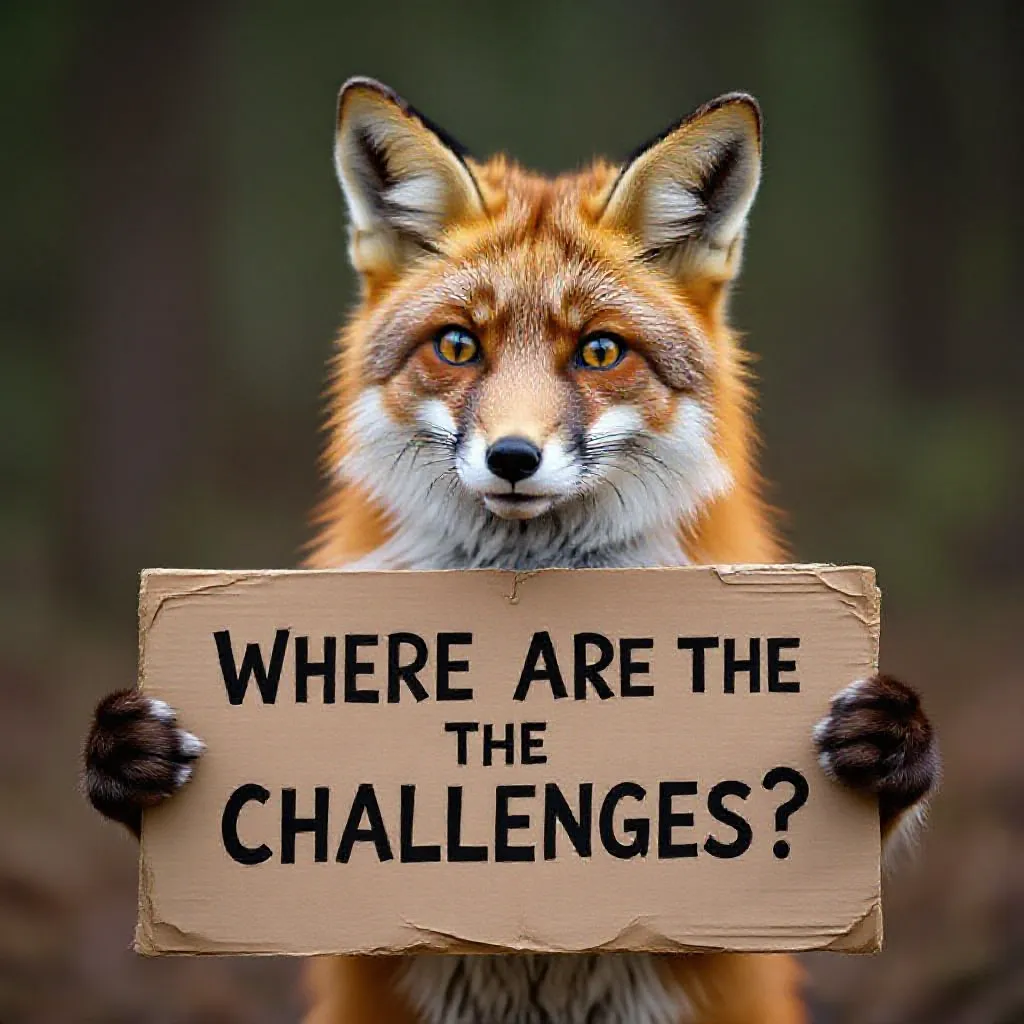 Make image a confused fox holding - Free AI Photo Generator - starryai