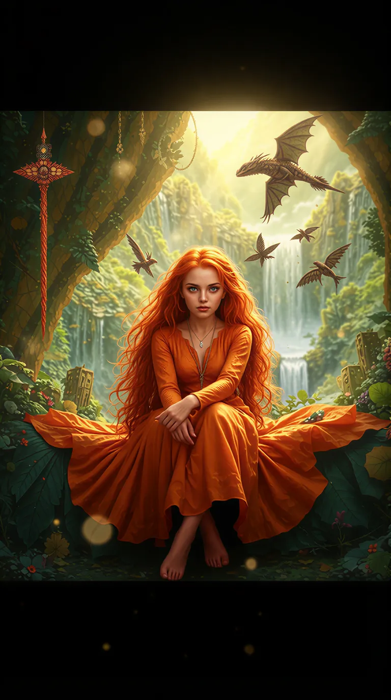 Create a cosmic fantasy world our - Free AI Photo Generator - starryai