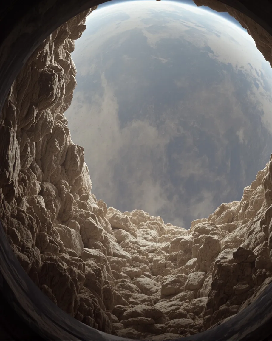 Space station orbiting unknown - Free AI Photo Generator - starryai