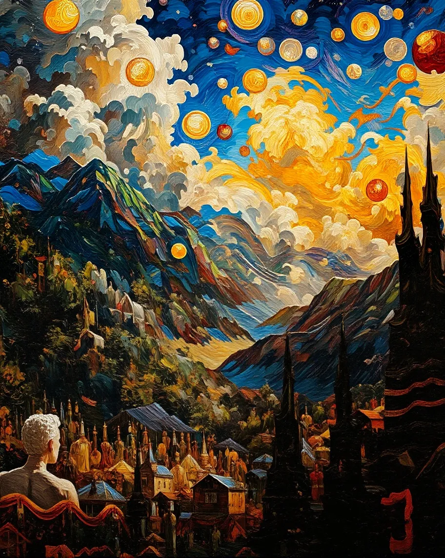 Envision a surreal, dreamlike as - Free AI Photo Generator - starryai