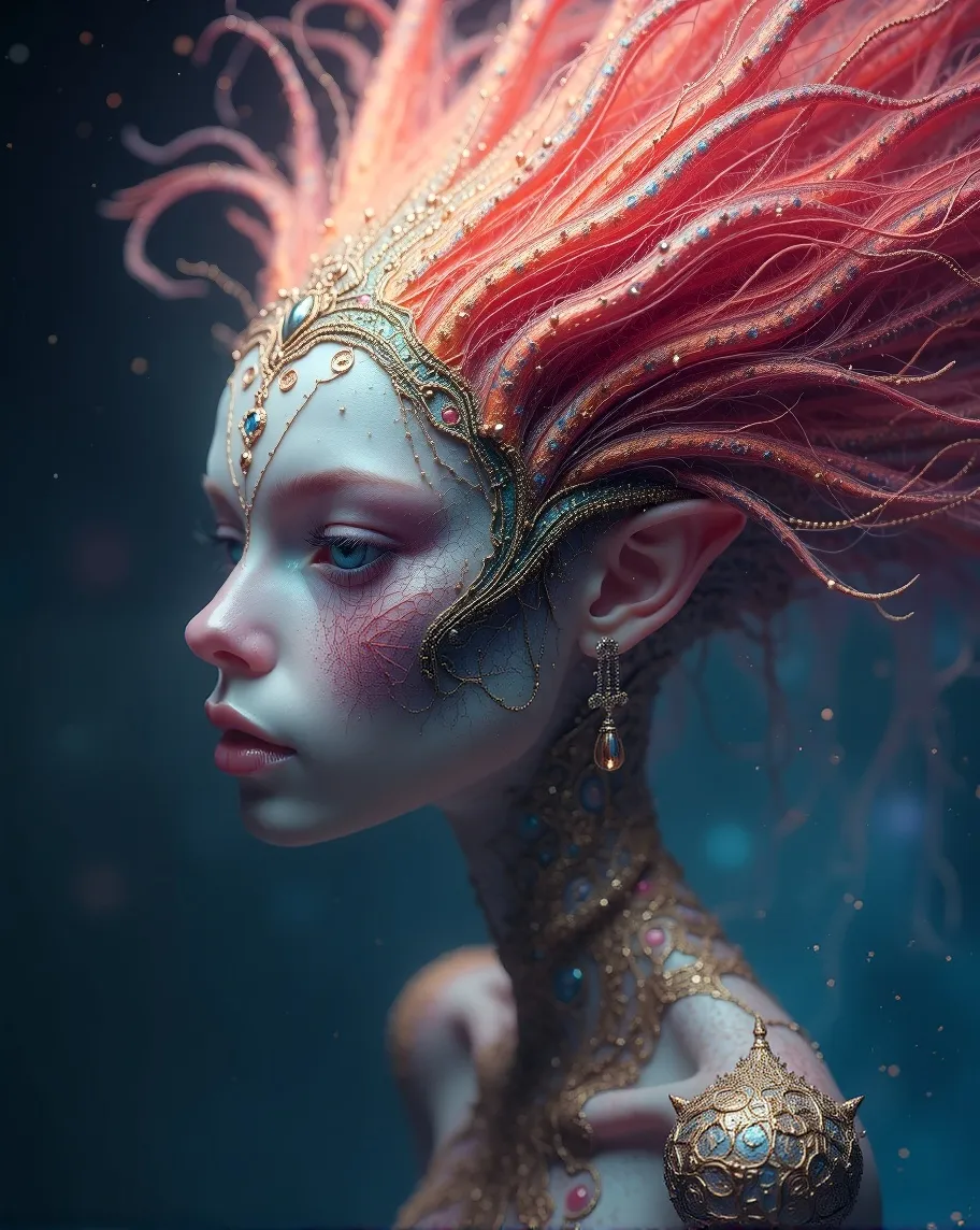 Unique never before seen alien - Free AI Photo Generator - starryai