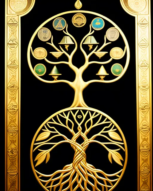 Gnostic tree life all seeing eye - Free AI Photo Generator - starryai