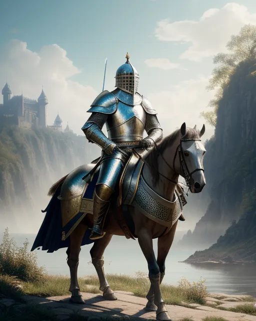 handsome knight in shining armor