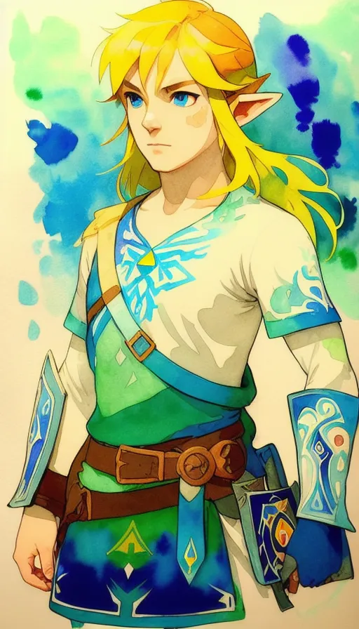 Link Zelda Cosplay - AI Photo Generator - starryai