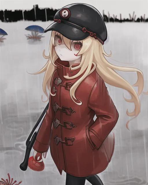 Karyl on a rainy day - Free AI Photo Generator - starryai