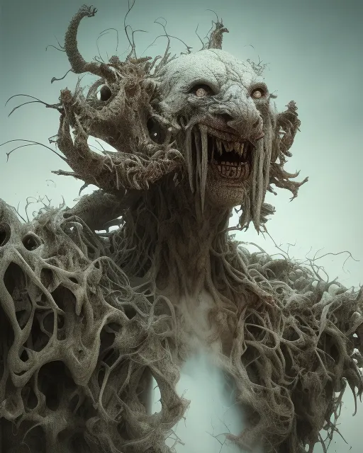 photorealistic fantasy concept art of nightmare horror