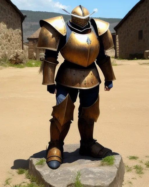 Medieval Power Armor - Free AI Photo Generator - starryai