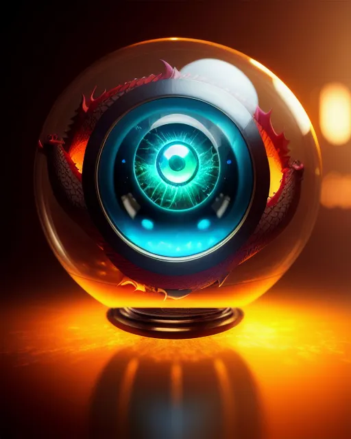 Dragon, eye. Eye dragon. Realistic, 4 - AI Photo Generator - starryai