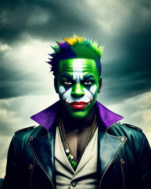 AFRICAN JOKER - AI Photo Generator - starryai