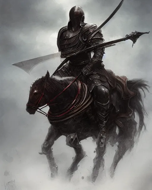 dark medieval fantasy knight On - Free AI Photo Generator - starryai