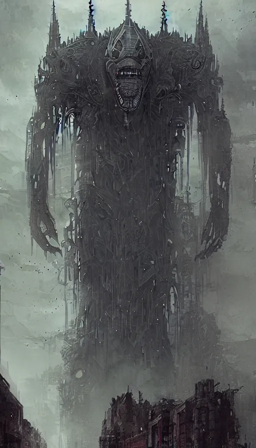 alien monster lurking inside greg - Free AI Photo Generator - starryai