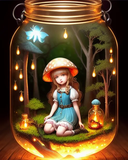 Caught a Mushroom - Free AI Photo Generator - starryai