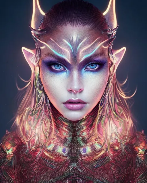 Futuristic Wild Elf - Free AI Photo Generator - starryai