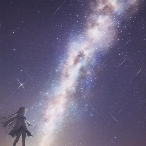 Among the stars (the images matched up perfectly)