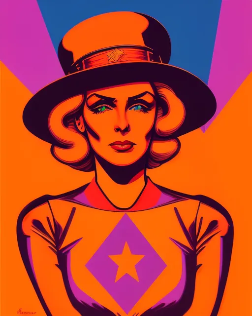 Sexy, Soviet era propaganda poster, star, woman, - starryai