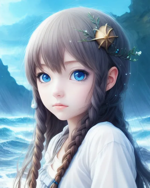 Realistic anime girl, white hair, gloves, Anime, HD wallpaper | Peakpx-demhanvico.com.vn