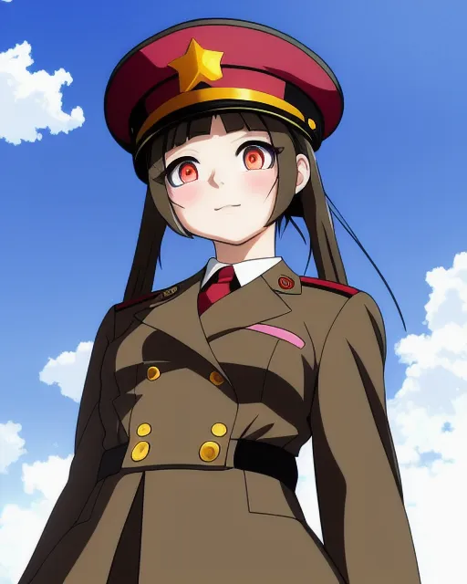 Soviet anime-girl by OverMaxArt on DeviantArt