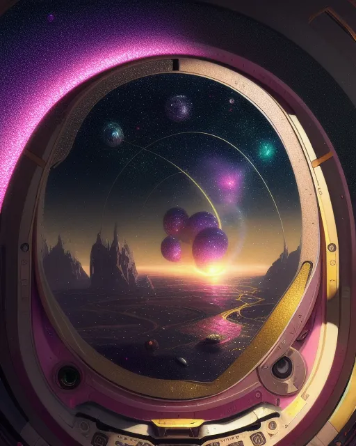 Golden star glitter galaxy safe - Free AI Photo Generator - starryai