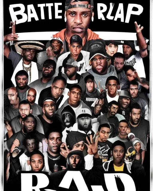 Battle Rap Poster - AI Photo Generator - Starryai