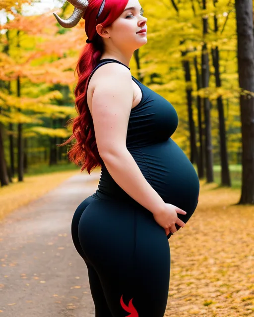 Bbw,Pregnant, round belly, big belly, - AI Photo Generator - starryai