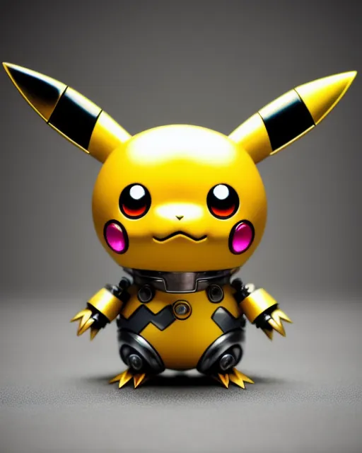 Premium Photo  Cyborg pikachu future pokemon