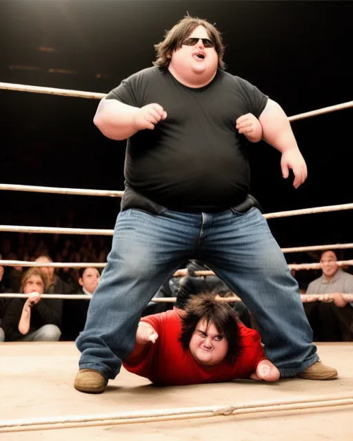 Andy Milonakis midget wrestling 