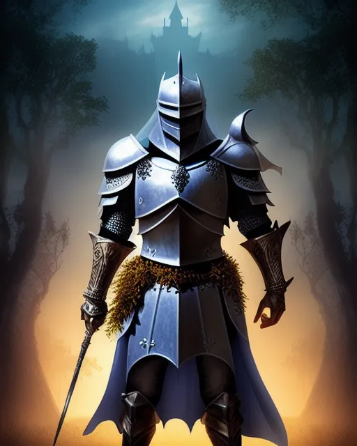 enchanted knight - Free AI Photo Generator - starryai