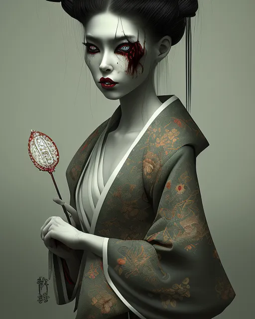 Horror macabre geisha