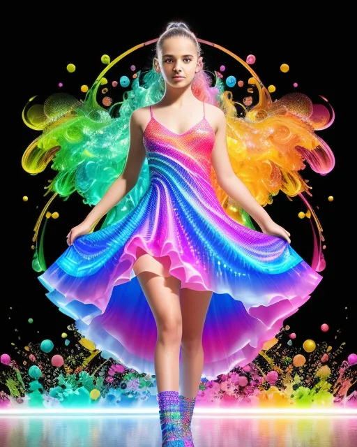 🌈👗💥💖🤩 (((♥️))) - Free AI Photo Generator - starryai