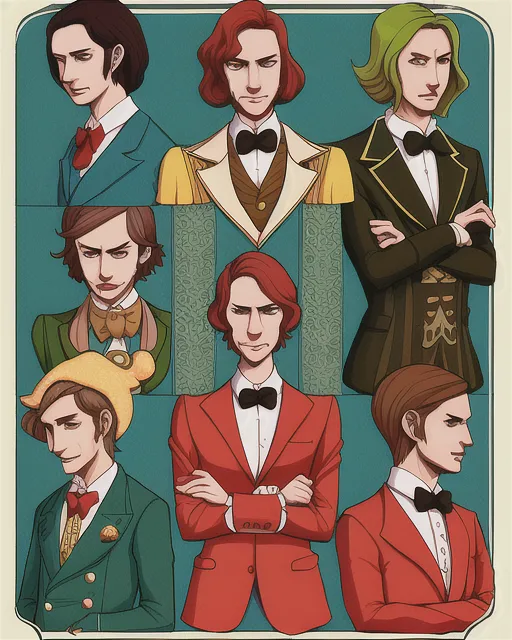 wealth in the style of Wes Anderson