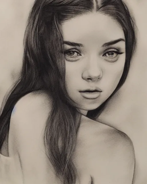black and white portrait painting tumblr