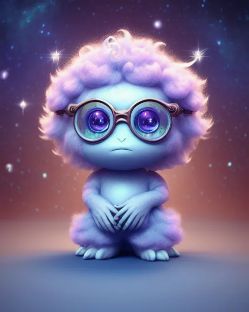 A Cute Little Fluffy Baby Yeti Surrounded by Floating Luminous Crystal  Snowflakes and Crystalline Candy 8k Resolution Concept Art · Creative  Fabrica