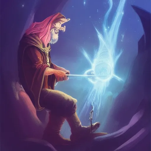 Wizard Barber Barber Trapped Mind a Wizard. - Free AI Photo Generator - starryai