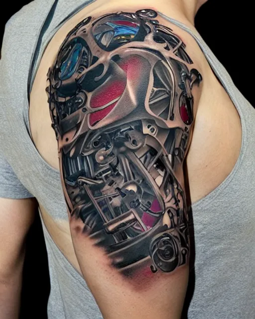 Style Guide: Biomechanical & Bioorganic Tattoos • Tattoodo