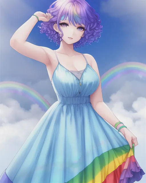 Rainbow style #4 - Free AI Photo Generator - starryai