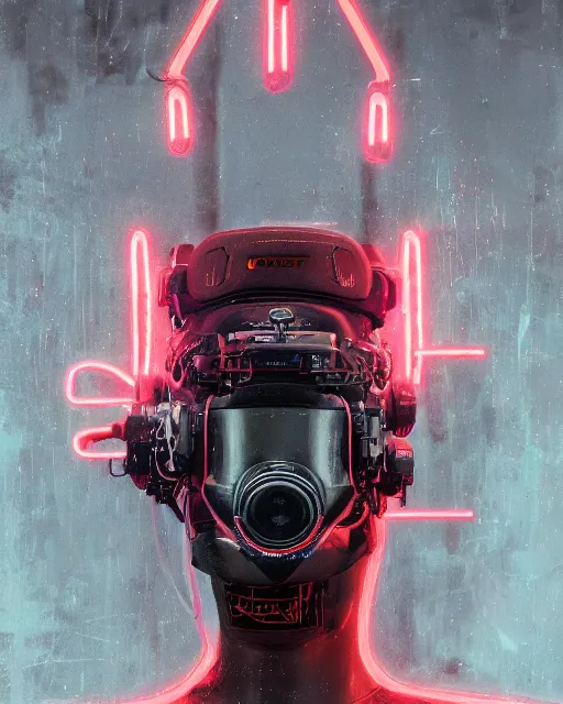 RAW, analog style, Detailed neon evil demon goat operator, cyberpunk futuristic neon, reflective puffy coat, decorated with traditional japanese ornaments by ismail inceoglu dragan bibin hans thoma greg rutkowski alexandros pyromallis nekro rene maritte illustrated, perfect face, fine details, film grain, skin details, high detailed skin texture, 8k hdr, dslr, ray traced, rendered, photographed with a Sony a7 III Mirrorless Camera, by photographer