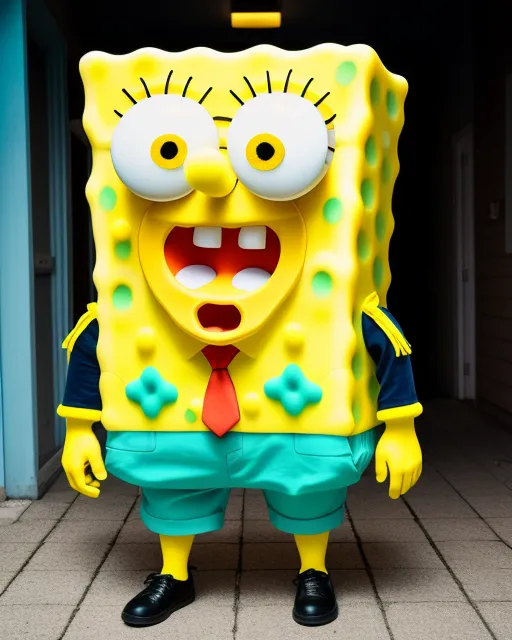 realistic spongebob