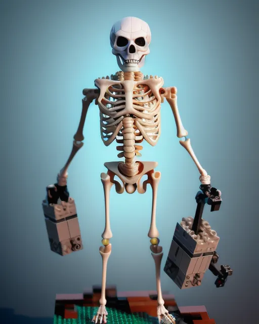 lego figures skeleton.