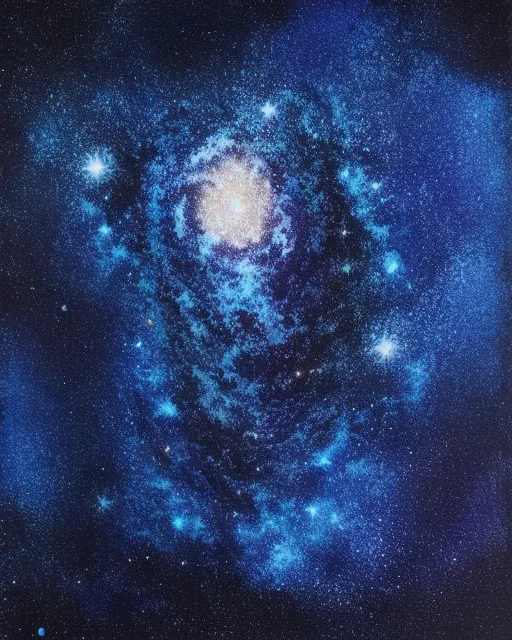 Galaxy Sky (4 images) - Free AI Photo Generator - starryai