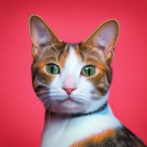Colorful cat