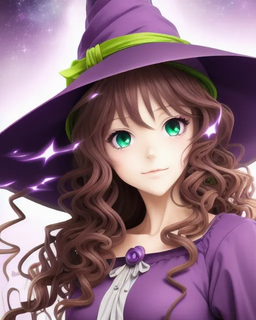 Pretty witch Original anime character digital 16 Mar 2018Random  Anime Arts rARTs Collection of anime pictures
