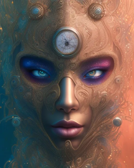 Key lock view looking through key - Free AI Photo Generator - starryai