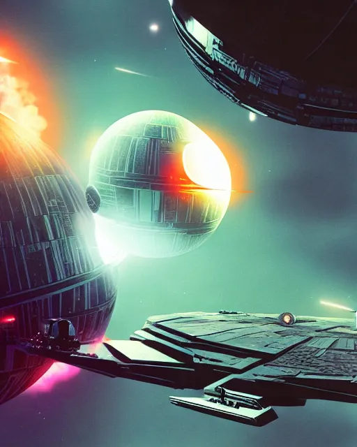 Death Star Attack - Free AI Photo Generator - starryai